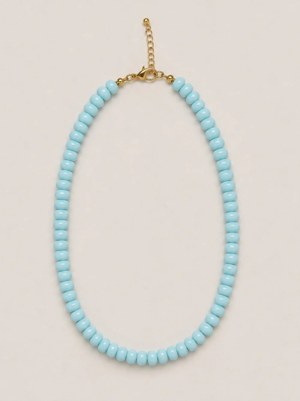 New! Blue Beaded Necklace - Women Jewelry